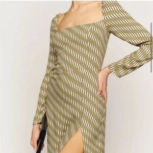 Reformation Peyton dress in linoleum